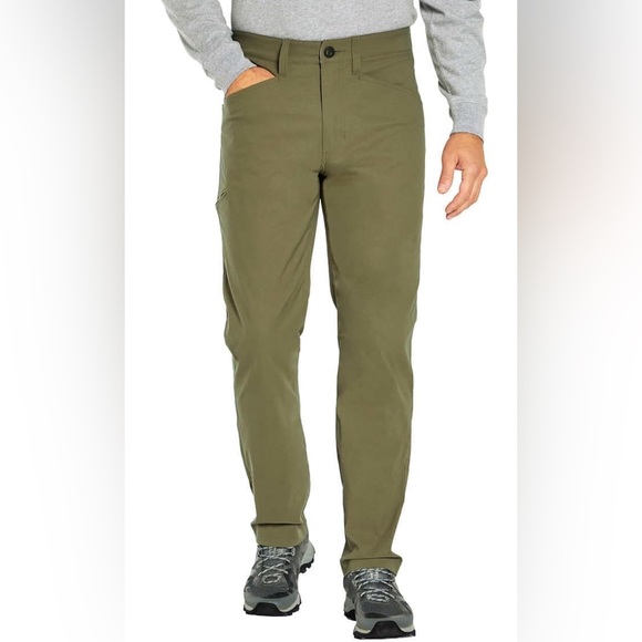 Orvis Mens Classic Collection Lightweight 5 Pocket Trek Pant - Olive Green - Picture 1 of 5